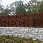 Gainsborough Greens Sign in raw steel